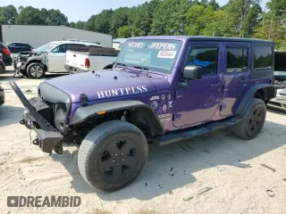 2018 Jeep Wrangler JK Unlimited Sport S with VIN 1C4BJWDGXJL911081, listed as a Copart auction lot 69205464 with 117,576 mi miles and Salvage Title. Bid and sale history available at carsss.com. Image 1.