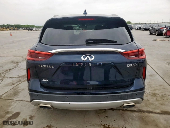 2019 Infiniti QX50 LUXE with VIN 3PCAJ5M30KF111736, listed as a Copart auction lot 51330965 with 34,320 mi miles and Clean Title. Bid and sale history available at carsss.com. Image 6.