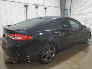 2017 Ford Fusion Sport with VIN 3FA6P0VP9HR220976, listed as a Copart auction lot 45230925 with 104,191 mi miles and Salvage Title. Bid and sale history available at carsss.com. Image 3.
