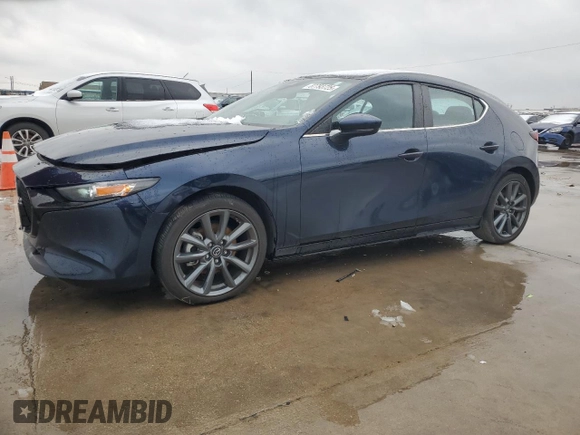 2022 Mazda Mazda3 Hatchback Preferred with VIN JM1BPBLL3N1512715, listed as a Copart auction lot 87793725 with 0 mi miles and Salvage Title. Bid and sale history available at carsss.com. Image 1.