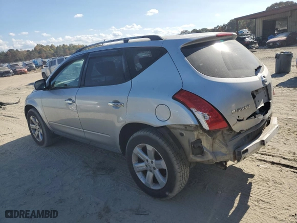 2007 Nissan Murano SL with VIN JN8AZ08W97W628007, listed as a Copart auction lot 77587824 with 194,803 mi miles and Salvage Title. Bid and sale history available at carsss.com. Image 2.