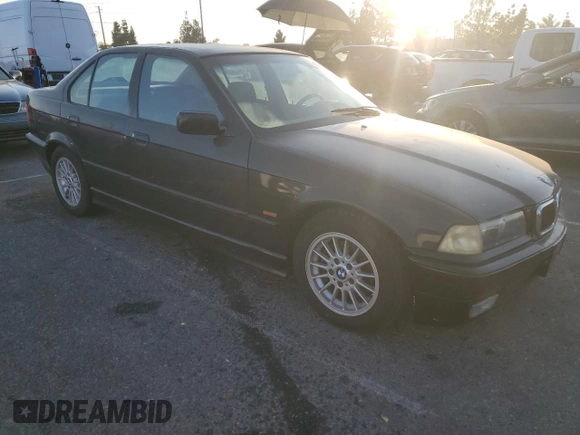 1997 BMW 3 Series 328iA with VIN WBACD4325VAV48712, listed as a Copart auction lot 80376064 with 158,118 mi miles and Salvage Title. Bid and sale history available at carsss.com. Image 4.
