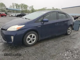 2013 Toyota Prius One with VIN JTDKN3DU1D0341471, listed as a Copart auction lot 52001815 with 207,181 mi miles and Salvage Title. Bid and sale history available at carsss.com. Image 1.