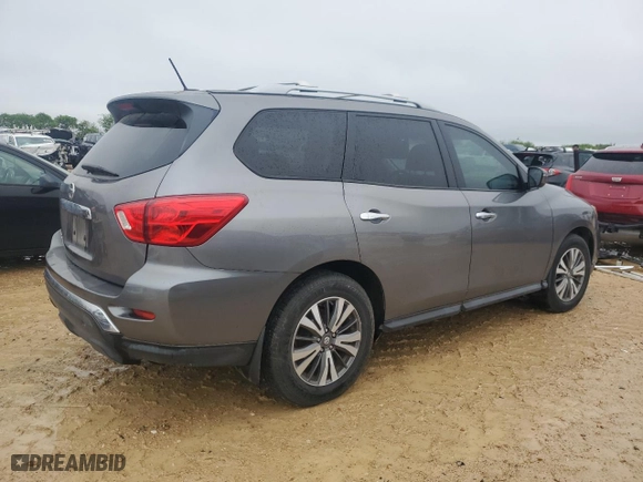 2017 Nissan Pathfinder S with VIN 5N1DR2MN9HC632896, listed as a Copart auction lot 51003845 with 142,214 mi miles and Clean Title. Bid and sale history available at carsss.com. Image 3.