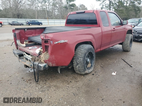 2005 GMC Canyon SLE Z71 with VIN 1GTDT196958121737, listed as a Copart auction lot 44645395 with 187,622 mi miles and Salvage Title. Bid and sale history available at carsss.com. Image 3.