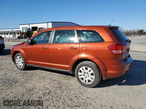 2014 Dodge Journey American Value Pkg with VIN 3C4PDCAB2ET152828, listed as a Copart auction lot 46165675 with 231,617 mi miles and Salvage Title. Bid and sale history available at carsss.com. Image 2.