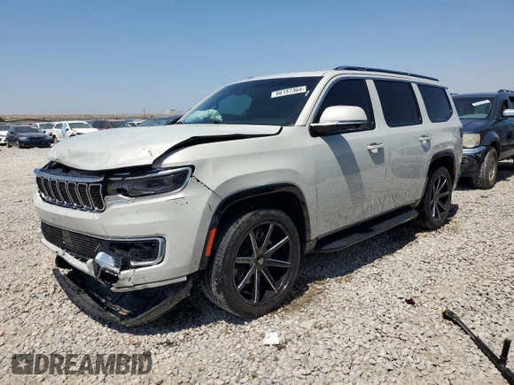 2022 Jeep Wagoneer Series I with VIN 1C4SJVAT4NS206655, listed as a Copart auction lot 66187364 with 42,209 mi miles and Salvage title. Bid and sale history available at DreamBid. Image 1.