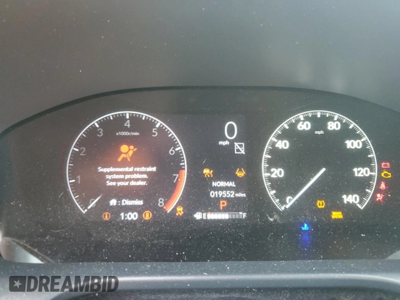 2023 Honda HR-V Sport with VIN 3CZRZ1H57PM706984, listed as a Copart auction lot 51182275 with 19,552 mi miles and Salvage Title. Bid and sale history available at carsss.com. Image 9.