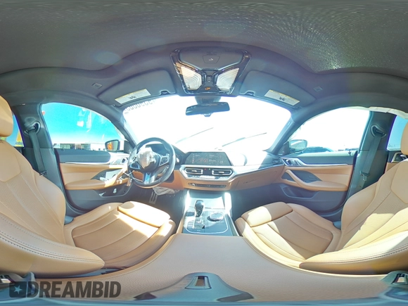 2022 BMW 4 Series 430i with VIN WBA63AV09NFM36850, listed as a Copart auction lot 49596085 with 51,405 mi miles and Salvage title. Bid and sale history available at DreamBid. Image 12.