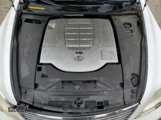 2009 Lexus LS 460 with VIN JTHCL46F395002766, listed as a Copart auction lot 48797575 with 120,725 mi miles and Salvage Title. Bid and sale history available at DreamBid. Image 12.
