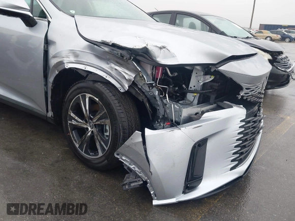 2025 Lexus RX with VIN 2T2BBMCA2SC070392, listed as a IAAI auction lot 41514944 with 1,813 mi miles. Bid and sale history available at carsss.com. Image 6.