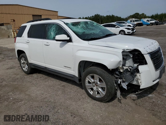 2013 GMC Terrain SLE with VIN 2GKALSEK1D6145678, listed as a Copart auction lot 45103254 with 124,883 mi miles and Salvage Title. Bid and sale history available at DreamBid. Image 4.