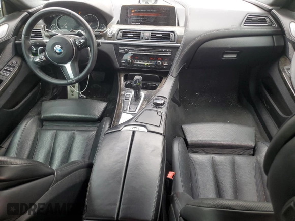 2017 BMW 6 Series 650i with VIN WBA6D4C56HD977805, listed as a Copart auction lot 56655514 with 62,711 mi miles and Salvage Title. Bid and sale history available at carsss.com. Image 8.