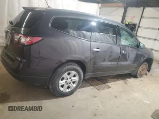 2014 Chevrolet Traverse LS z VIN 1GNKVFKD2EJ313752, wystawiony jako Copart lot #53604005 z przebiegiem 213 362 mil mil oraz Szkoda całkowita • Salvage title. Historia ofert i sprzedaży dostępna na DreamBid. Obrazek 3.