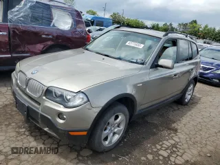 2008 BMW X3 3.0si with VIN WBXPC93498WJ21985, listed as a Copart auction lot 63773455 with 134,440 mi miles and Clean title. Bid and sale history available at DreamBid. Image 1.