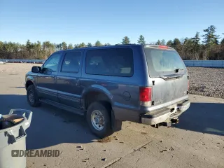 2002 Ford Excursion XLT with VIN 1FMNU41S72EA14478, listed as a Copart auction lot 78355124 with 229,424 mi miles and Salvage Title. Bid and sale history available at DreamBid. Image 2.