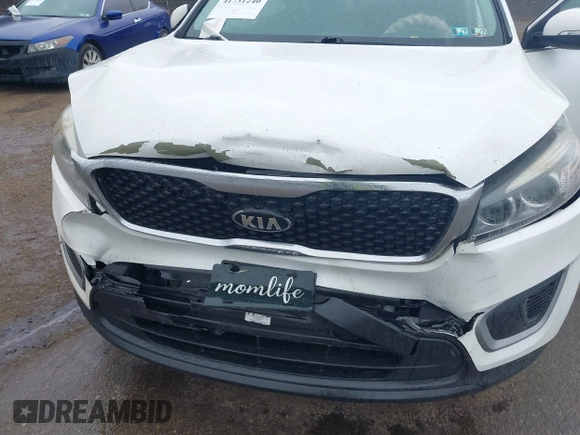 2017 Kia Sorento LX with VIN 5XYPG4A5XHG229951, listed as a IAAI auction lot 41731240 with 89,943 mi miles and . Bid and sale history available at DreamBid. Image 6.