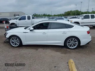 2020 Audi A5 Sportback Premium with VIN WAUANCF58LA005971, listed as a IAAI auction lot 41910149 with 72,600 mi miles. Bid and sale history available at carsss.com. Image 14.