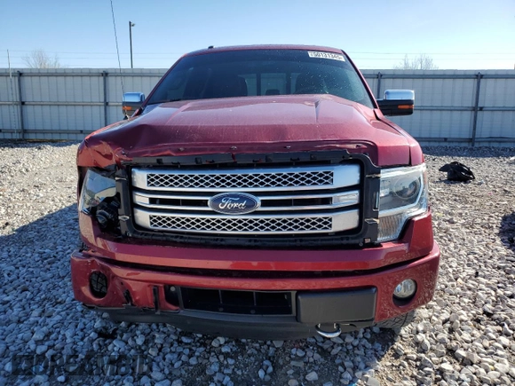 2014 Ford F-150 XL with VIN 1FTFW1ET4EFC14334, listed as a Copart auction lot 50131345 with 131,528 mi miles and Salvage Title. Bid and sale history available at carsss.com. Image 5.