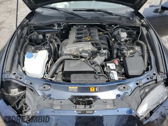 2021 Mazda MX-5 Miata Grand Touring with VIN JM1NDAM70M0460532, listed as a Copart auction lot 58828045 with 70,269 mi miles and Salvage title. Bid and sale history available at DreamBid. Image 11.