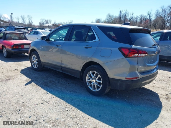 2024 Chevrolet Equinox LT with VIN 3GNAXTEG1RL271440, listed as a IAAI auction lot 41863055 with 20,746 mi miles. Bid and sale history available at carsss.com. Image 3.