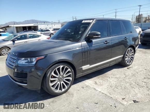 2014 Land Rover Range Rover HSE with VIN SALGS2WF8EA180385, listed as a Copart auction lot 46715155 with 122,293 mi miles and Clean Title. Bid and sale history available at DreamBid. Image 1.