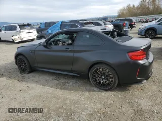 2019 BMW M2 Competition with VIN WBS2U7C56KVJ07484, listed as a Copart auction lot 75834424 with 16,168 mi miles and Salvage Title. Bid and sale history available at carsss.com. Image 2.