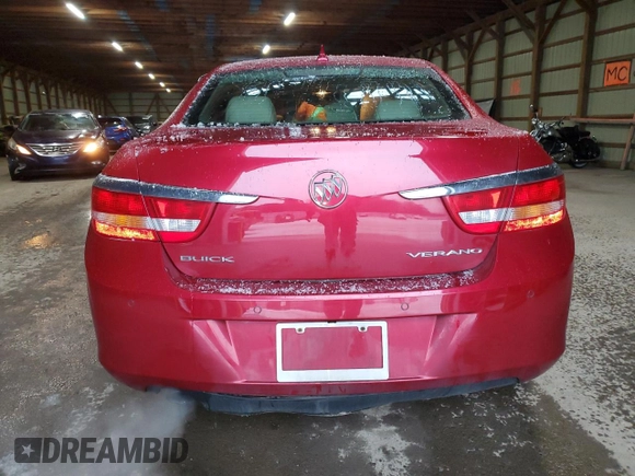 2014 Buick Verano Leather Group with VIN 1G4PS5SK1E4130417, listed as a Copart auction lot 51506125 with 112,374 mi miles and Clean Title. Bid and sale history available at carsss.com. Image 6.