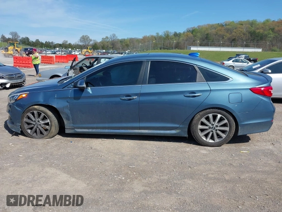 2016 Hyundai Sonata Sport with VIN 5NPE34AF0GH431703, listed as a IAAI auction lot 41930465 with 126,586 mi miles and . Bid and sale history available at DreamBid. Image 14.