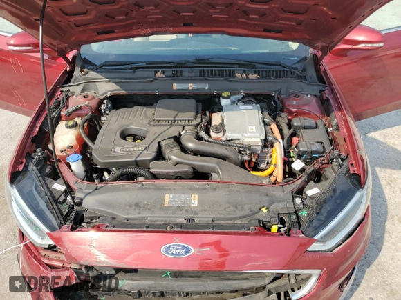 2019 Ford Fusion Hybrid SEL with VIN 3FA6P0MU9KR136851, listed as a Copart auction lot 51752575 with 104,637 mi miles and Salvage Title. Bid and sale history available at carsss.com. Image 11.