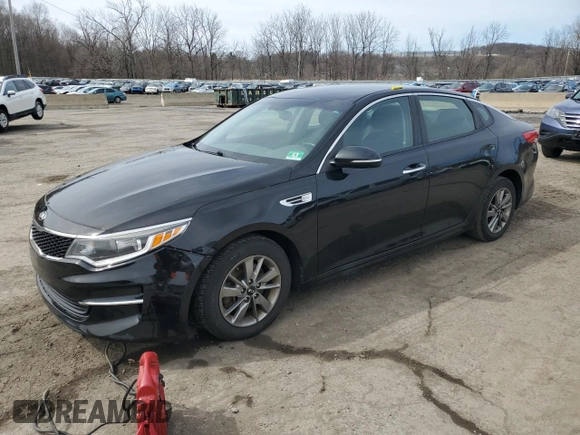 2016 Kia Optima LX Turbo with VIN 5XXGT4L17GG032034, listed as a Copart auction lot 51380845 with 97,196 mi miles and Clean Title. Bid and sale history available at carsss.com. Image 1.