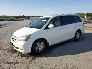 2005 Honda Odyssey EX-L with VIN 5FNRL38785B041017, listed as a Copart auction lot 52191965 with 211,949 mi miles and Salvage Title. Bid and sale history available at carsss.com. Image 1.