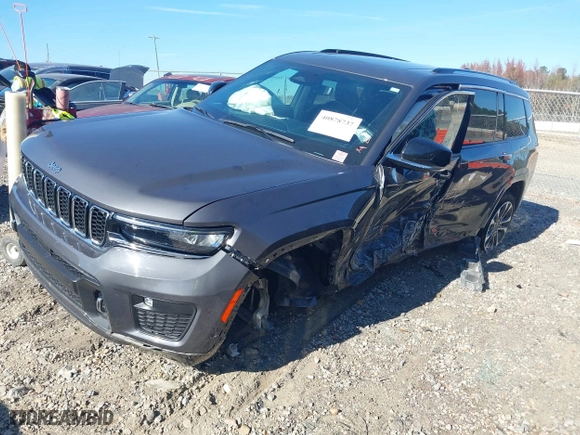 2022 Jeep Grand Cherokee L Overland with VIN 1C4RJJDG6N8570854, listed as a IAAI auction lot 40878737 with 19,947 mi miles. Bid and sale history available at carsss.com. Image 20.