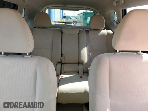 2015 Nissan Rogue SV with VIN KNMAT2MTXFP508634, listed as a Copart auction lot 52416055 with 143,703 mi miles and Salvage Title. Bid and sale history available at carsss.com. Image 10.