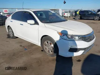 2017 Honda Accord Sedan LX with VIN 1HGCR2F3XHA217420, listed as a IAAI auction lot 41347762 with Not Provided miles. Bid and sale history available at carsss.com. Image 1.