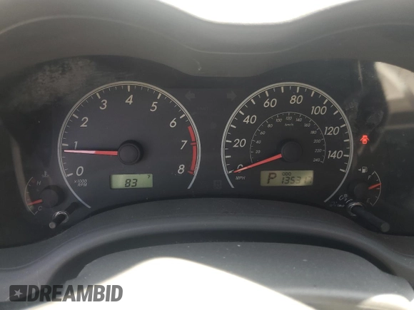 2009 Toyota Corolla with VIN JTDBL40E399093172, listed as a Copart auction lot 53878355 with 135,317 mi miles and Salvage Title. Bid and sale history available at carsss.com. Image 9.