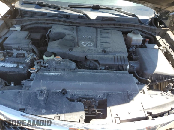 2017 Infiniti QX80 with VIN JN8AZ2NEXH9151613, listed as a Copart auction lot 55811025 with 286,125 mi miles and Salvage title. Bid and sale history available at DreamBid. Image 12.