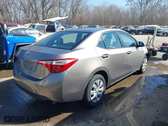 2015 Toyota Corolla L with VIN 5YFBURHE5FP345234, listed as a IAAI auction lot 41764976 with 221,888 mi miles and . Bid and sale history available at DreamBid. Image 4.