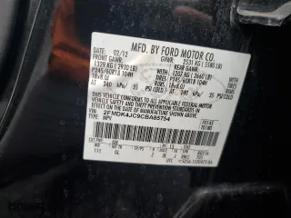 2012 Ford Edge SEL with VIN 2FMDK4JC9CBA85754, listed as a Copart auction lot 53019825 with 137,313 mi miles and Salvage Title. Bid and sale history available at carsss.com. Image 12.