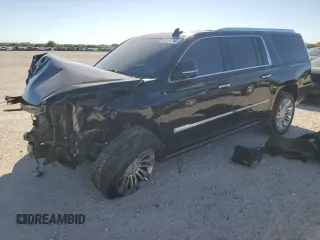 2018 Cadillac Escalade ESV Platinum z VIN 1GYS4KKJ6JR396571, wystawiony jako Copart lot #81993114 z przebiegiem 92 686 mil mil oraz Szkody całkowita. Historia ofert i sprzedaży dostępna na DreamBid. Obrazek 1.