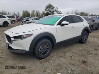 2025 Mazda CX-30 S with VIN 3MVDMBAM1SM815003, listed as a Copart auction lot 52757185 with 918 mi miles and Salvage title. Bid and sale history available at DreamBid. Image 1.