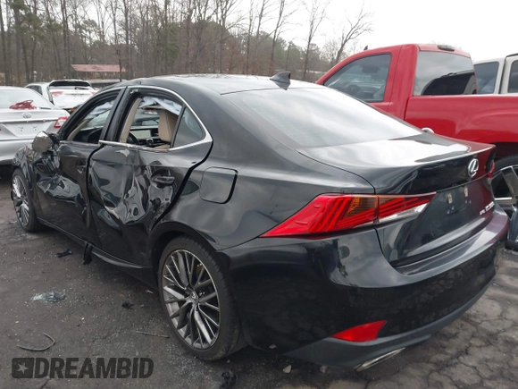 2017 Lexus IS 300 with VIN JTHCM1D24H5018517, listed as a IAAI auction lot 41517554 with 69,740 mi miles and . Bid and sale history available at DreamBid. Image 3.