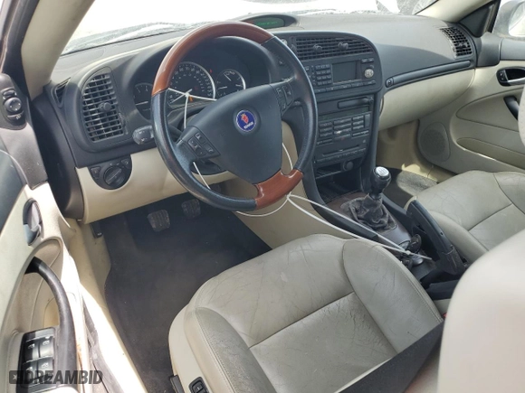 2005 Saab 9-3 with VIN YS3FD75YX56003295, listed as a Copart auction lot 51820995 with 79,783 mi miles and Salvage Title. Bid and sale history available at carsss.com. Image 8.