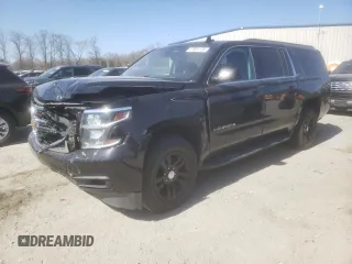 2019 Chevrolet Suburban LT with VIN 1GNSKHKC4KR124299, listed as a Copart auction lot 47001135 with 111,122 mi miles and Salvage Title. Bid and sale history available at DreamBid. Image 1.