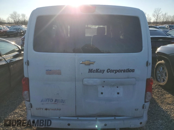 2015 Chevrolet City Express Cargo LT with VIN 3N63M0ZN3FK724019, listed as a Copart auction lot 80922084 with Not Provided miles and Salvage Title. Bid and sale history available at DreamBid. Image 6.