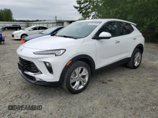 2025 Buick Encore GX Preferred с VIN KL4AMCSLXSB127003, выставлен на аукционе Copart как лот 56205685 с пробегом 7 426 миль миль и Чистый • Clean title. История ставок и продаж доступна на DreamBid. Изображение 1.