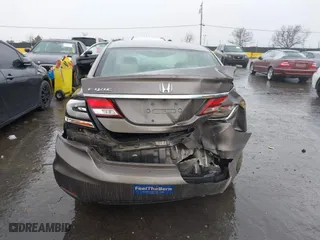 2015 Honda Civic Sedan LX with VIN 19XFB2F5XFE257489, listed as a IAAI auction lot 41796074 with 296,903 mi miles. Bid and sale history available at carsss.com. Image 16.