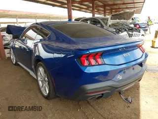 2024 Ford Mustang GT with VIN 1FA6P8CF8R5416890, listed as a IAAI auction lot 42382113 with 13,453 mi miles and . Bid and sale history available at DreamBid. Image 3.
