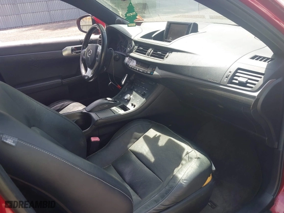 2012 Lexus CT 200h with VIN JTHKD5BH0C2080386, listed as a IAAI auction lot 42127670 with 153,019 mi miles. Bid and sale history available at carsss.com. Image 5.