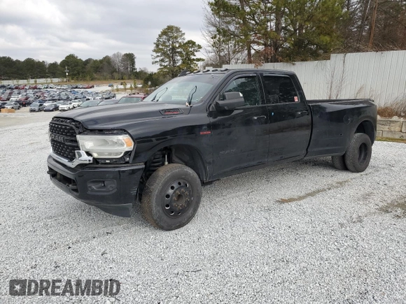 2022 Ram 3500 Big Horn with VIN 3C63RRHL0NG269048, listed as a Copart auction lot 46101115 with 307,416 mi miles and Clean Title. Bid and sale history available at carsss.com. Image 1.